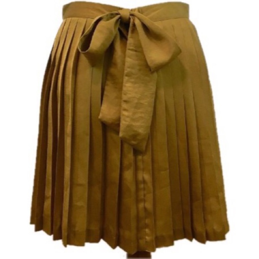 Gap Pleated Holiday Mini Skirt Sz 6